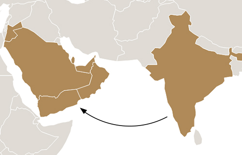 india-to-gulf-migration-map