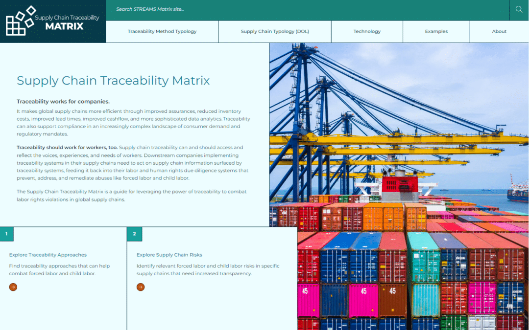 The Supply Chain Traceability Matrix