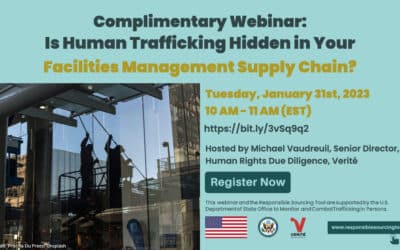 Is Human Trafficking Hidden in Your Facilities Management Supply Chain?