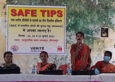 migrant worker guidance in the community - india