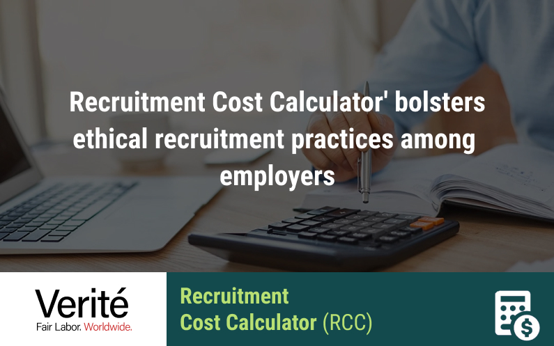 Recruitment Cost Calculator’ bolsters ethical recruitment practices among employers