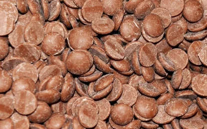close up of cocoa pellets